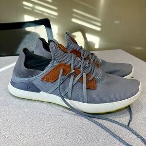 Olukai Kapalua Lightweight Spikeless Golf Shoes Men’s Size 15 Poi/ Charcoal